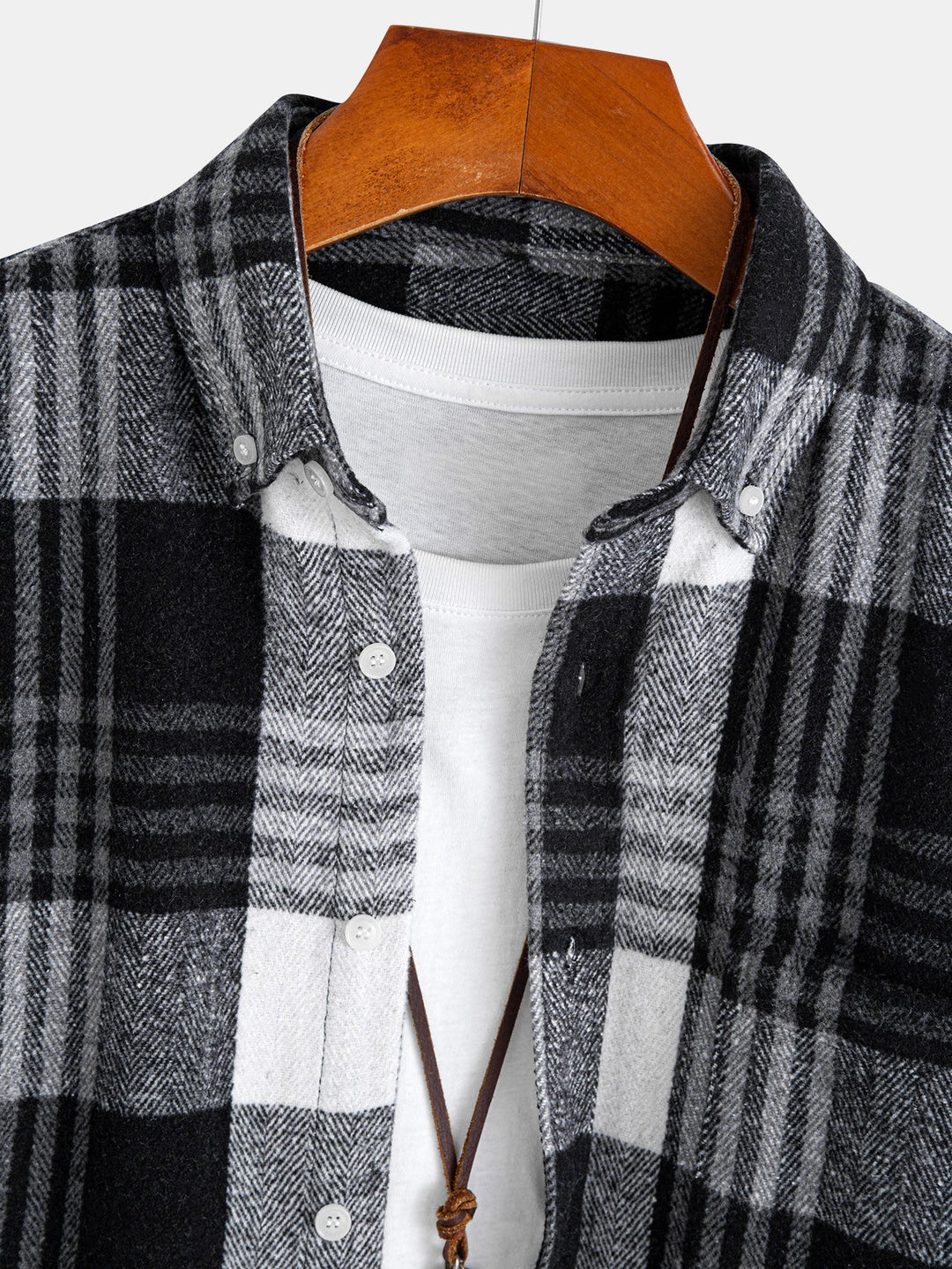 Flannel Plaid Button Up Shirt