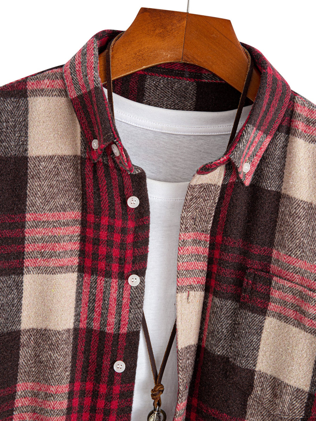 Flannel Plaid Button Up Shirt