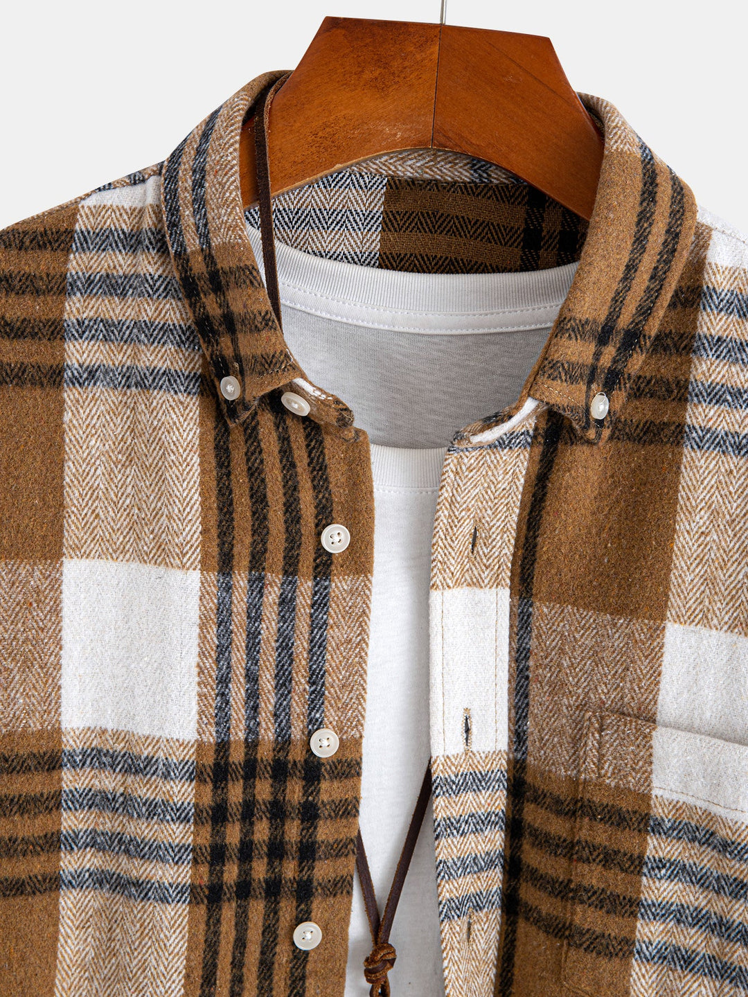 Flannel Plaid Button Up Shirt