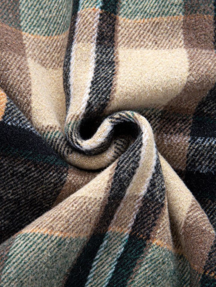 Flannel Plaid Button Up Shirt