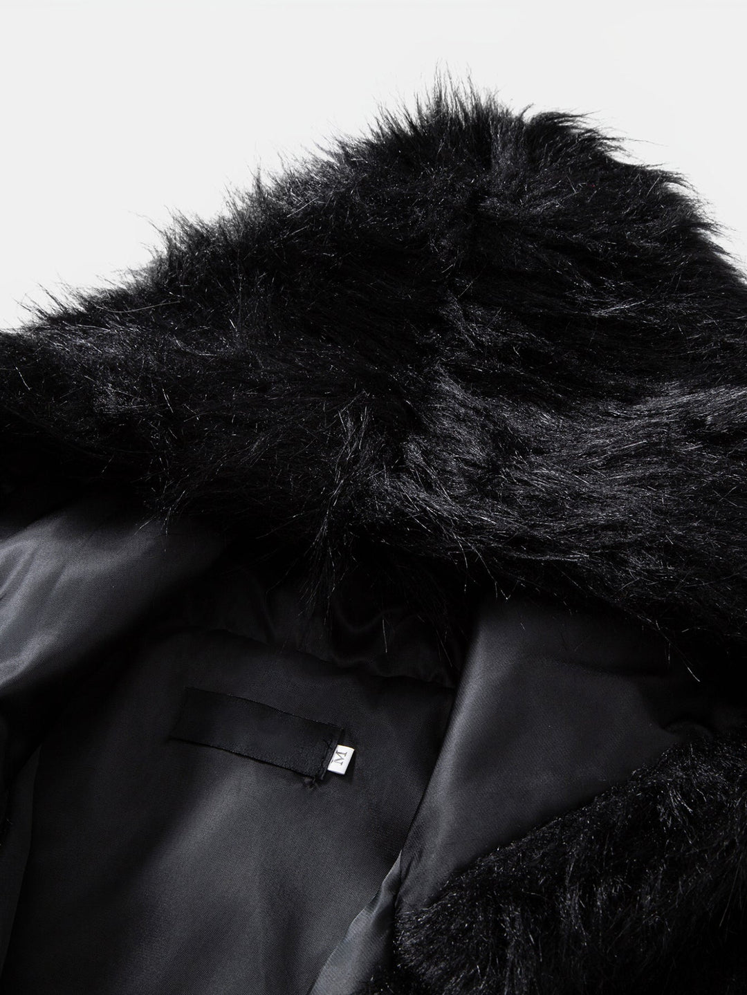 Faux Fur Zip Up Hooded Vest