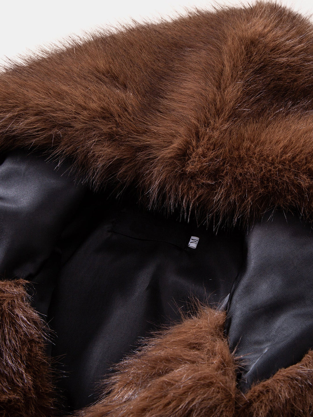 Faux Fur Hooded Overcoat