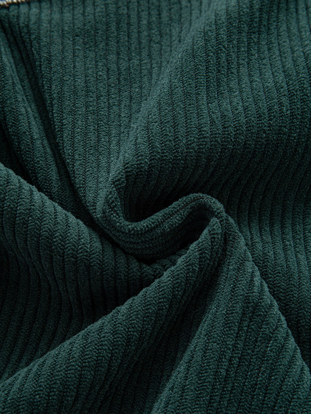 Ethnic Geometric Jacquard Patchwork Corduroy Shirt & Straight Leg Corduroy Pants