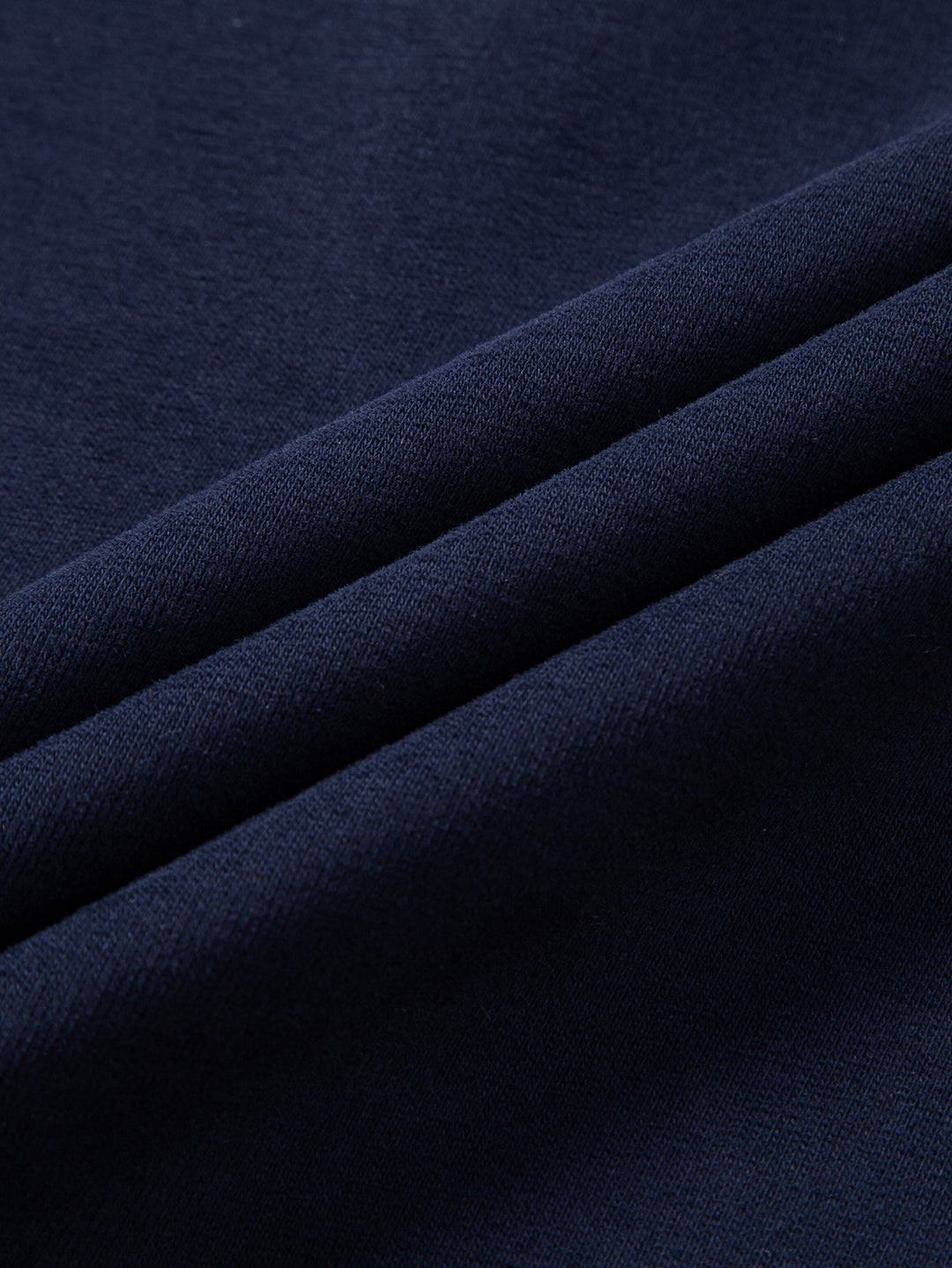 Contrast Polo Collar Sweatshirt