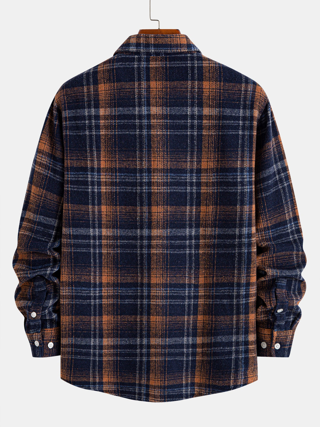 Flannel  Plaid Cotton Button Up Shirt