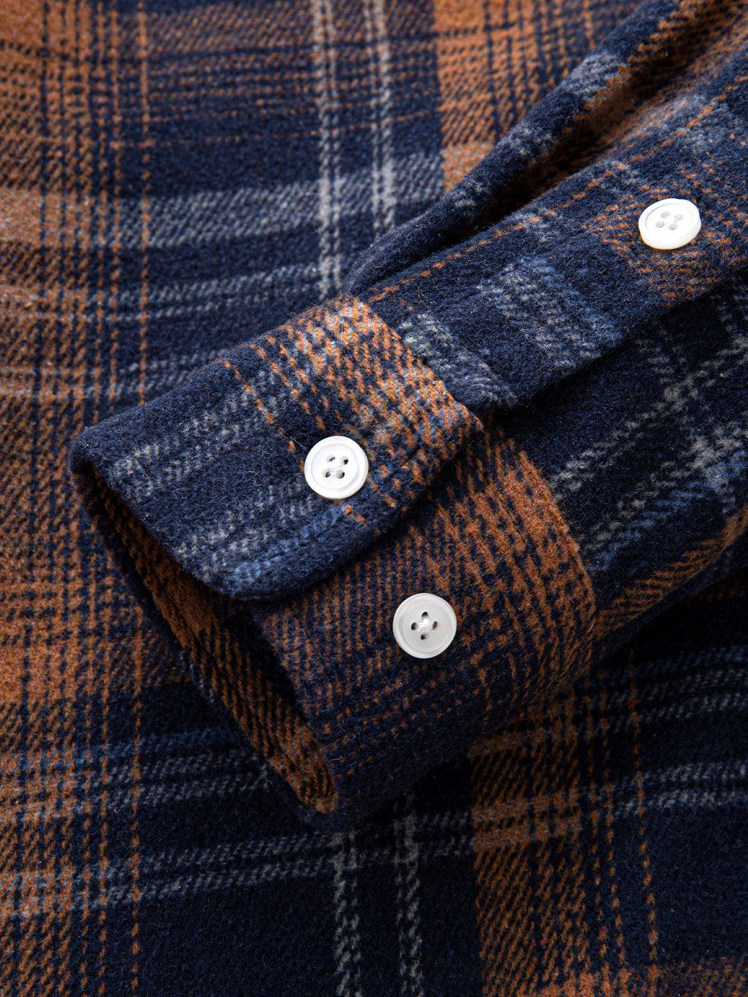 Flannel  Plaid Cotton Button Up Shirt