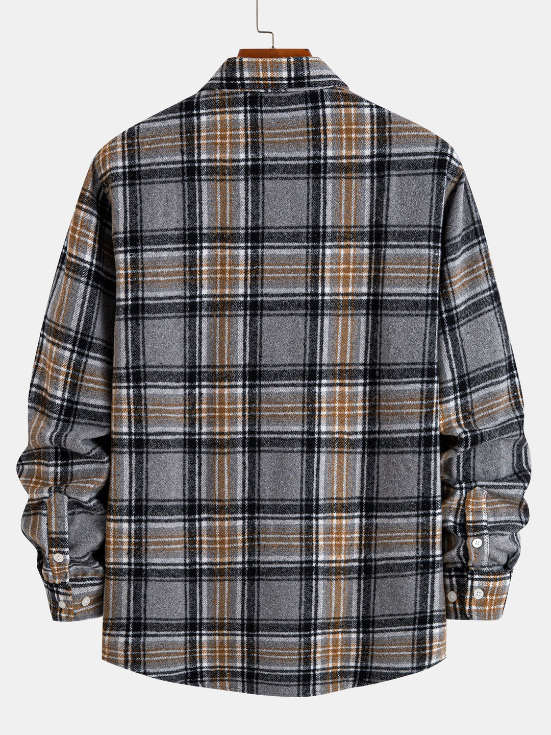 Flannel Plaid Cotton Button Up Shirt