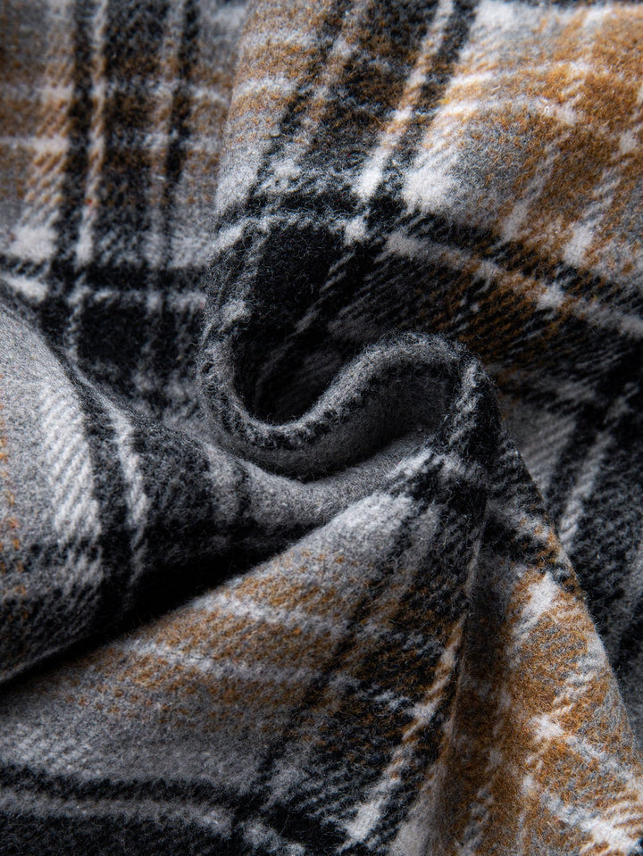 Flannel Plaid Cotton Button Up Shirt