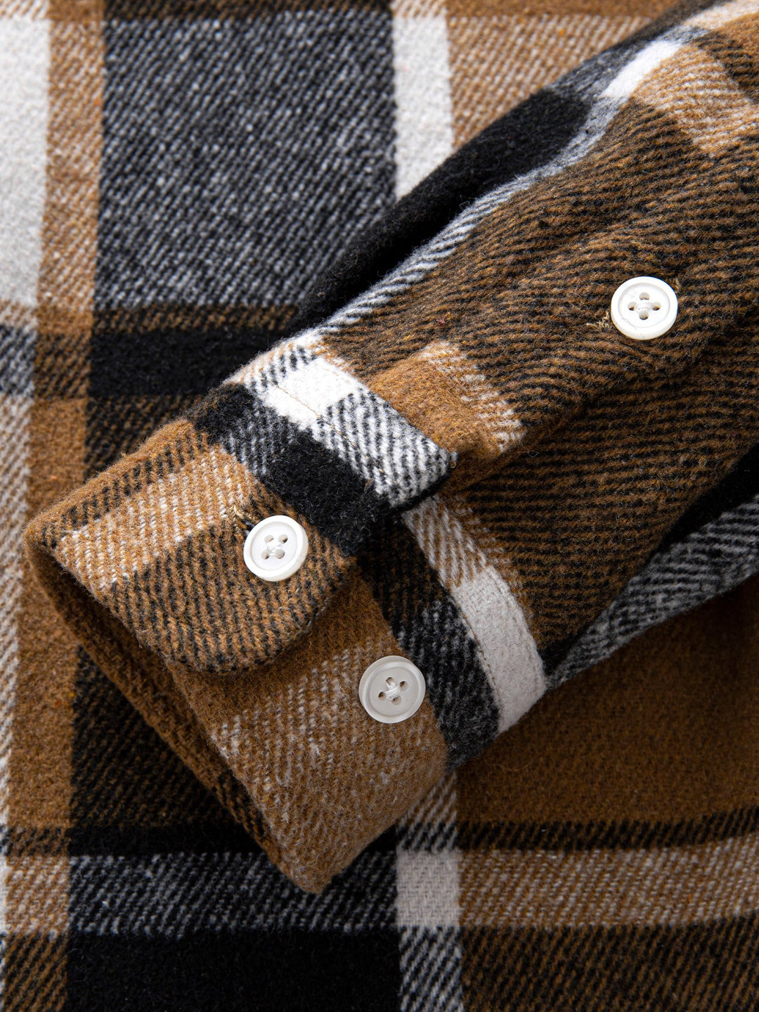 Flannel Plaid Cotton Button Up Shirt