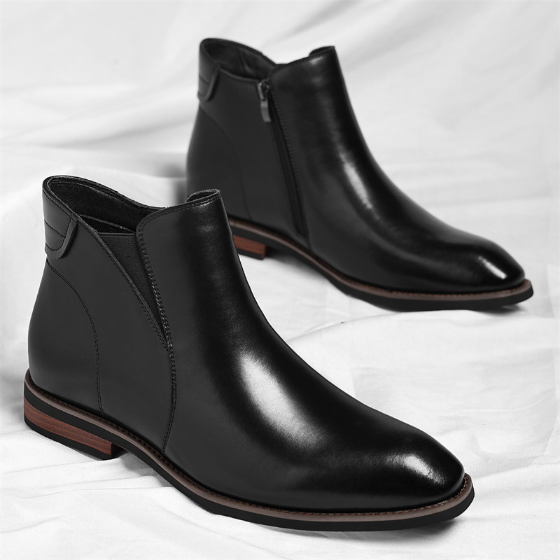 Cristiano Leather Chelsea Boots