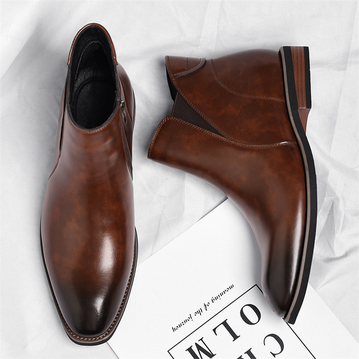 Cristiano Leather Chelsea Boots