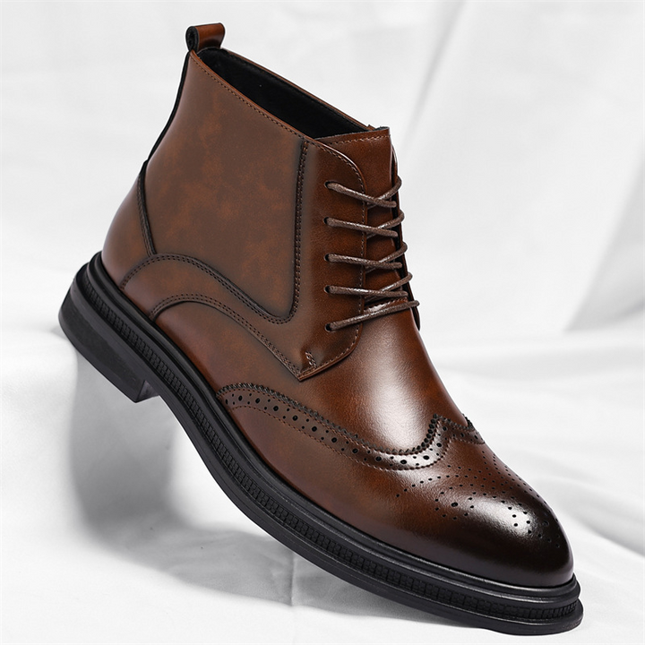 Regency Leather Brogue Boots