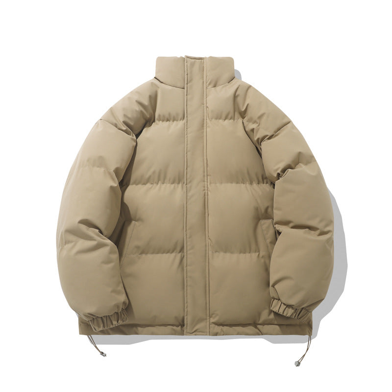 Solid-Color Puffer Jacket