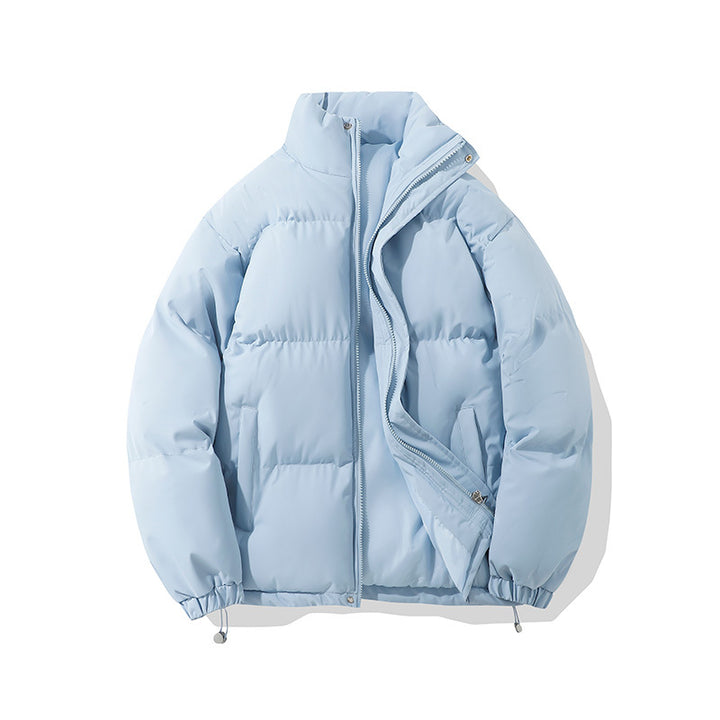 Solid-Color Puffer Jacket