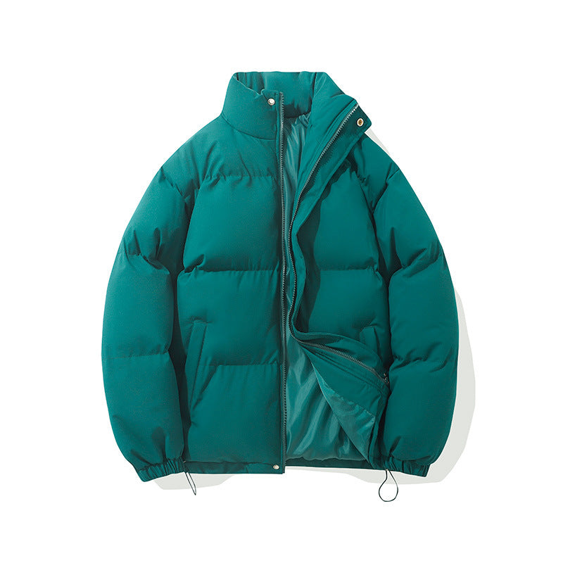 Solid-Color Puffer Jacket