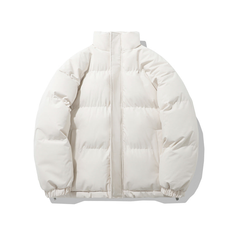 Solid-Color Puffer Jacket
