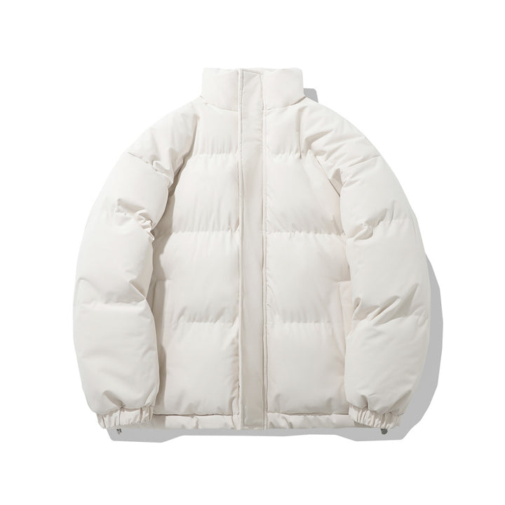 Solid-Color Puffer Jacket