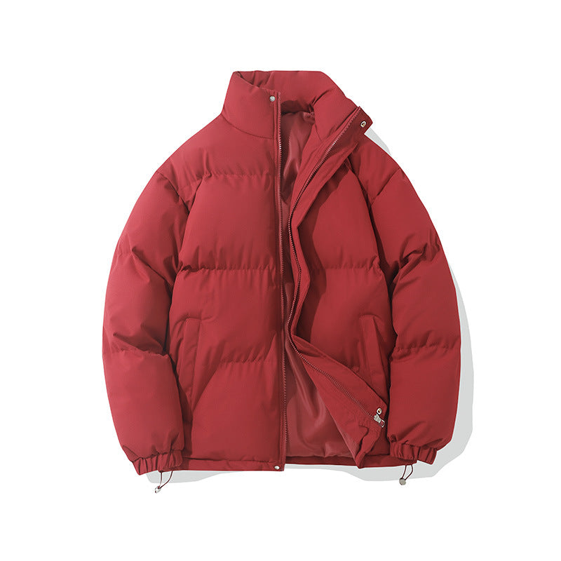 Solid-Color Puffer Jacket