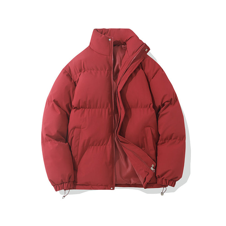 Solid-Color Puffer Jacket