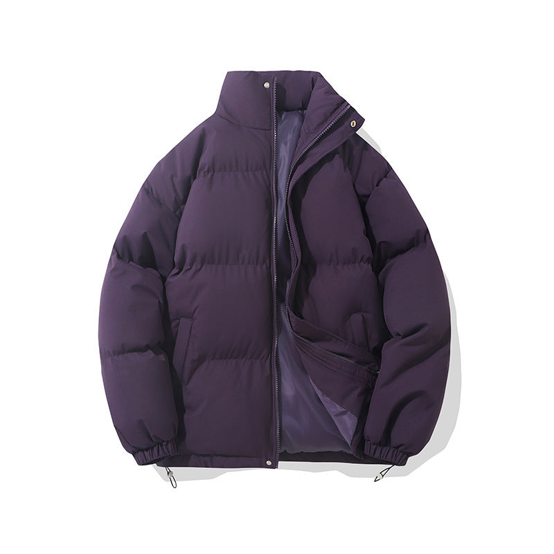 Solid-Color Puffer Jacket