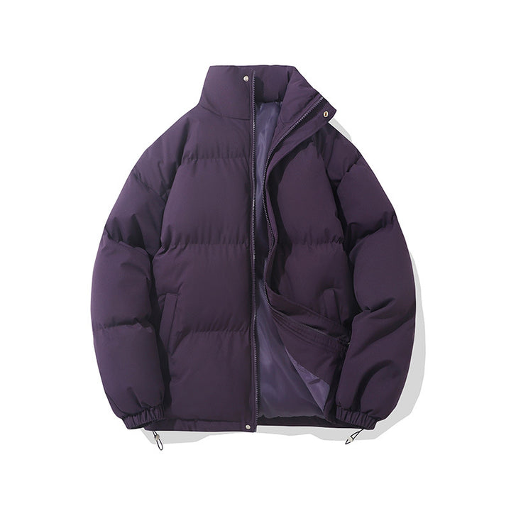 Solid-Color Puffer Jacket