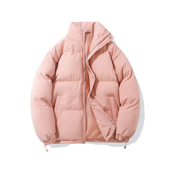 Solid-Color Puffer Jacket