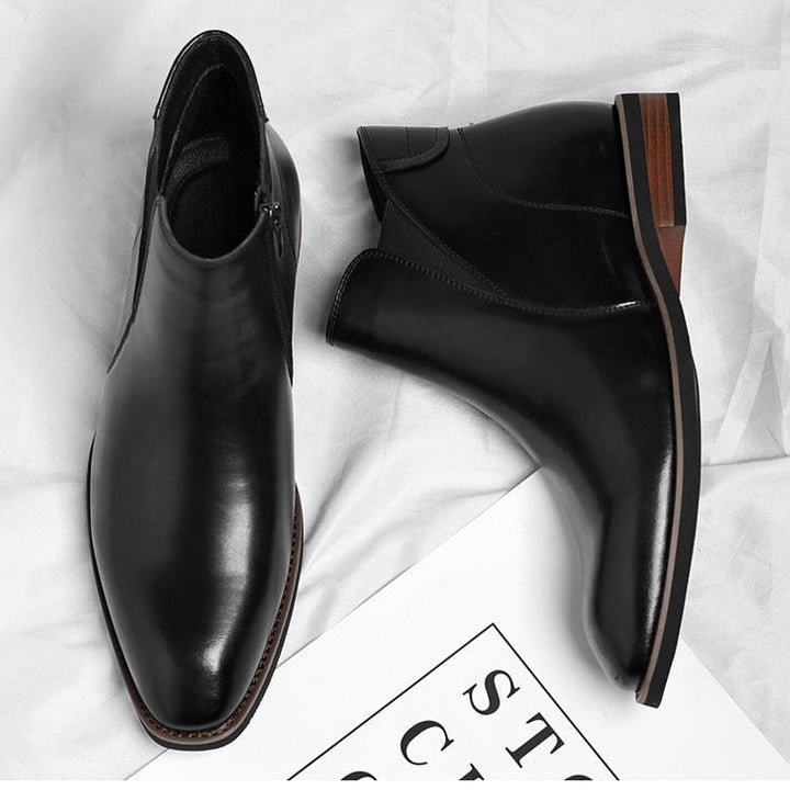 Cristiano Leather Chelsea Boots