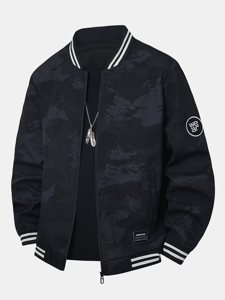 Camouflage Baseball Jacket