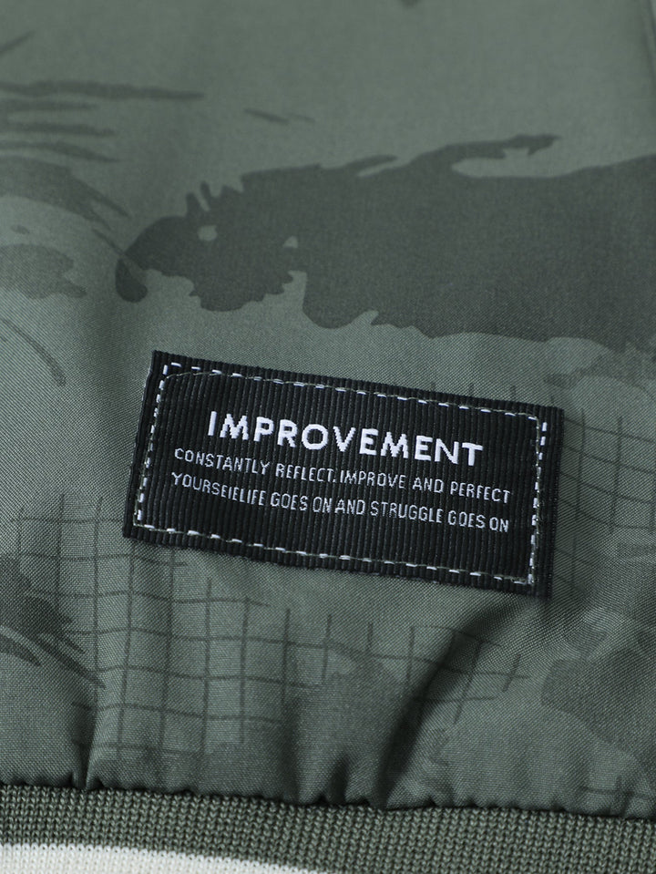 Camouflage Baseball Jacket