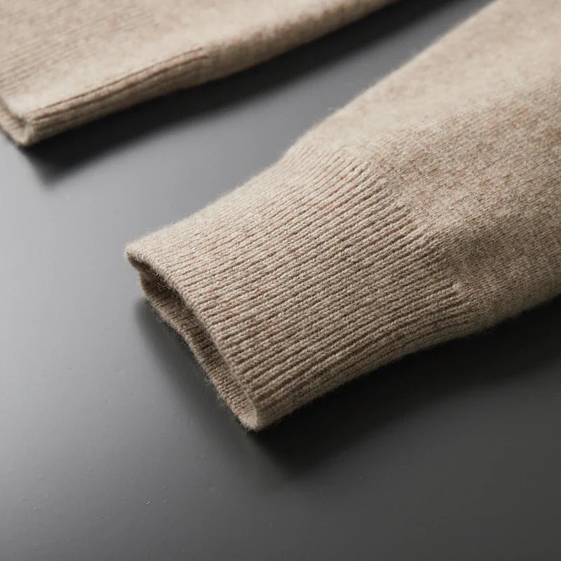 Elvano Wool-Lapel Cardigan