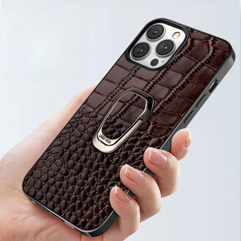 Croco Pattern iPhone Case