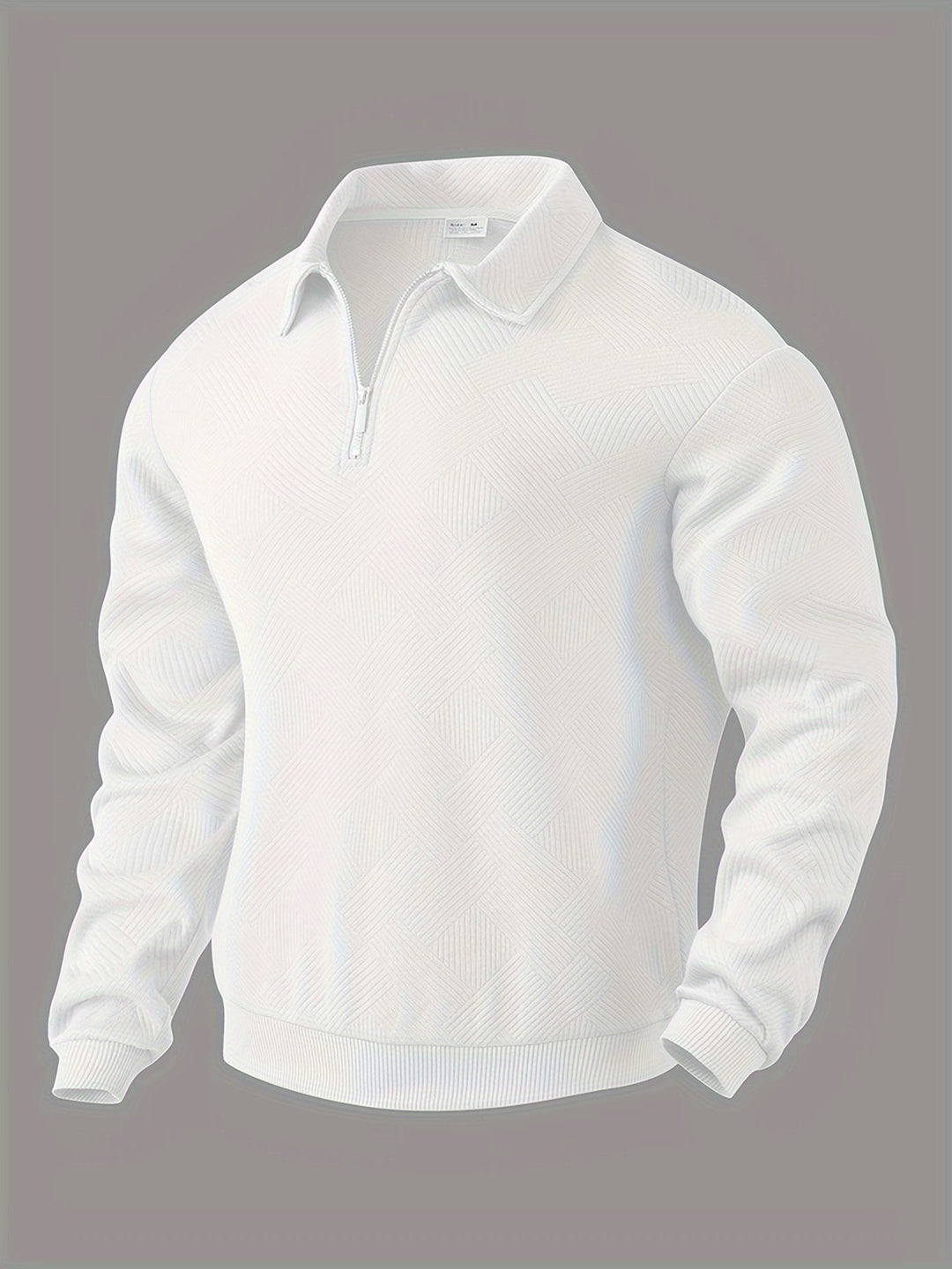Elite™ - Vintage Geometric Design Sweater With Zipper