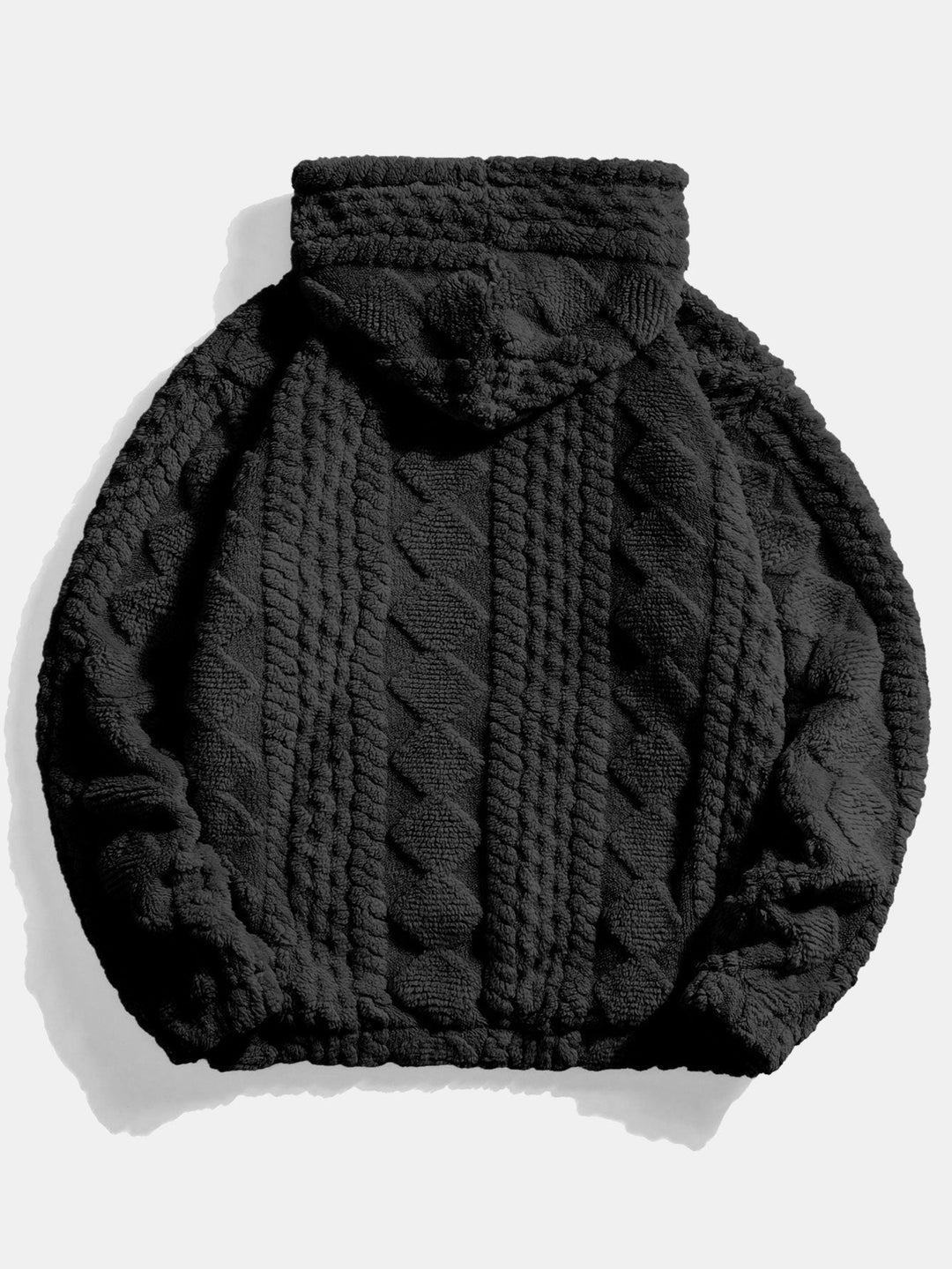 Geometry Jacquard Teddy Hoodie & Jogger Pants