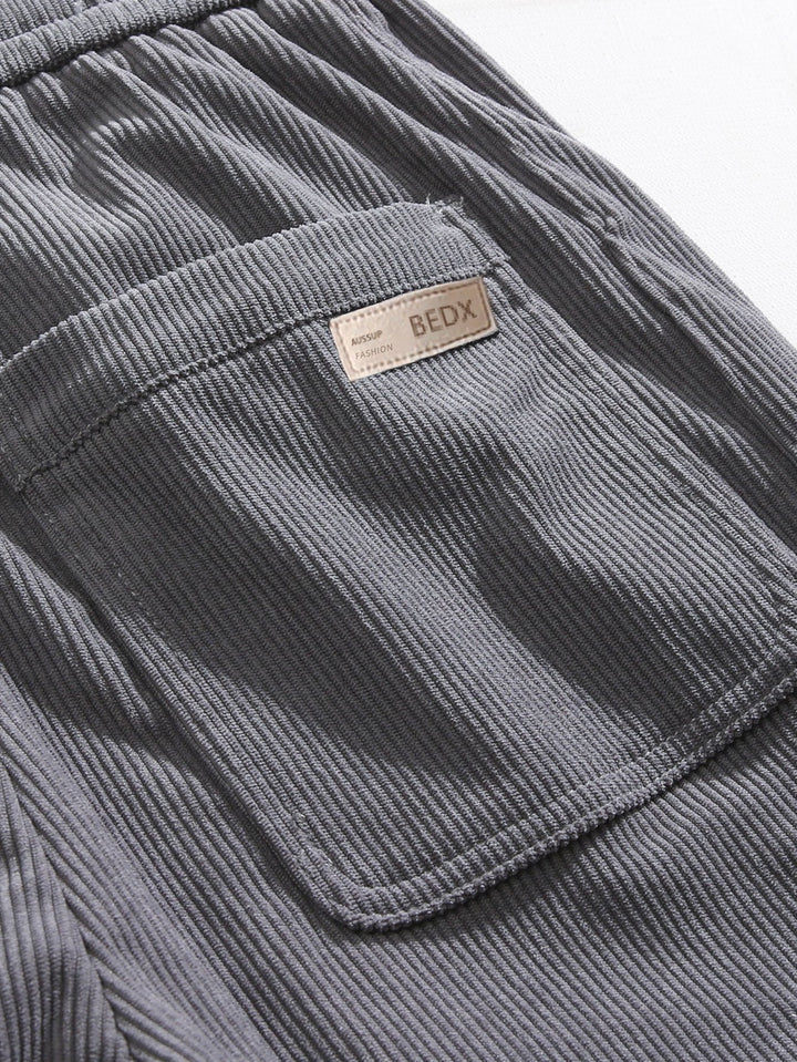 Straight Leg Corduroy Pants