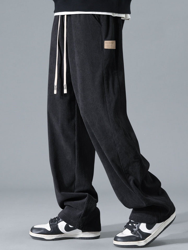 Straight Leg Corduroy Pants