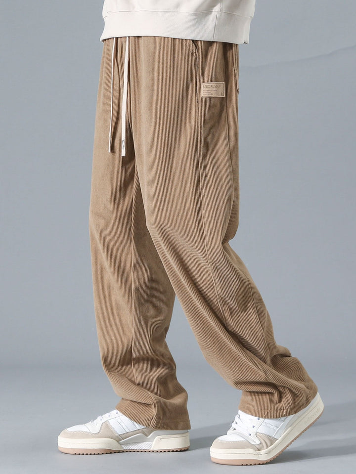 Straight Leg Corduroy Pants