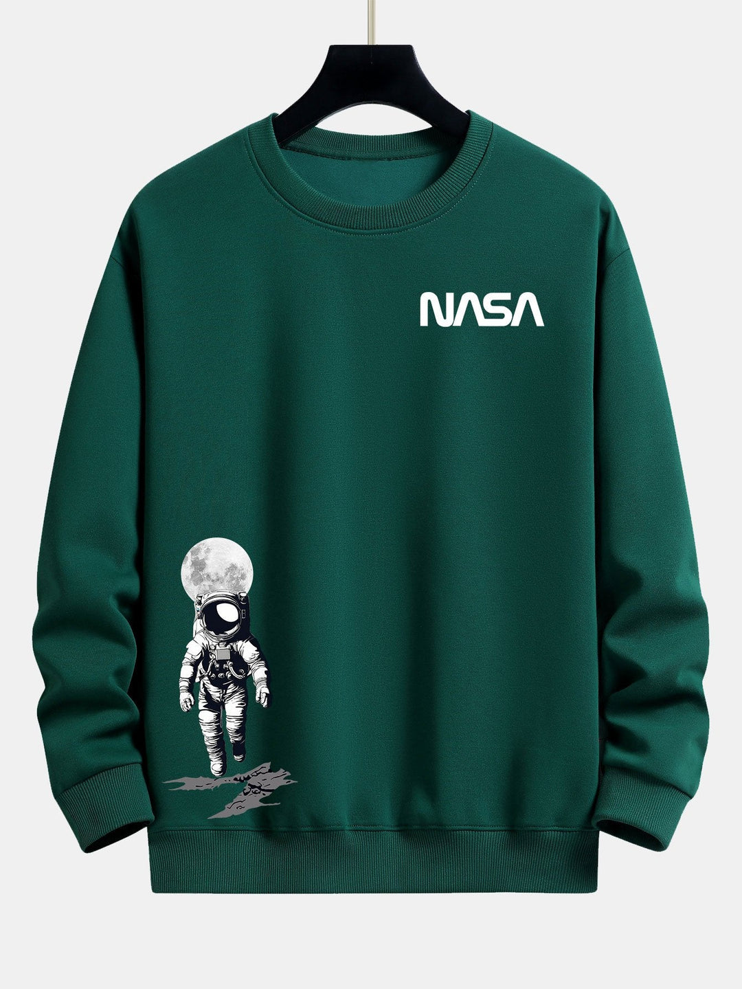 NASA Astronaut Print Relax Fit Sweatshirt