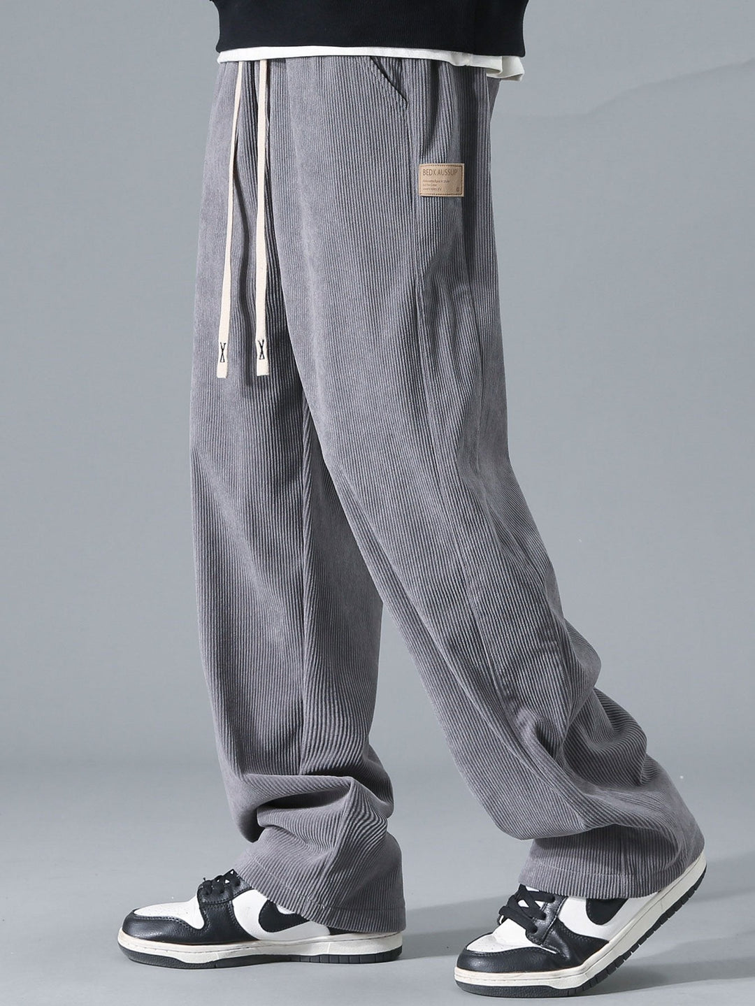 Straight Leg Corduroy Pants