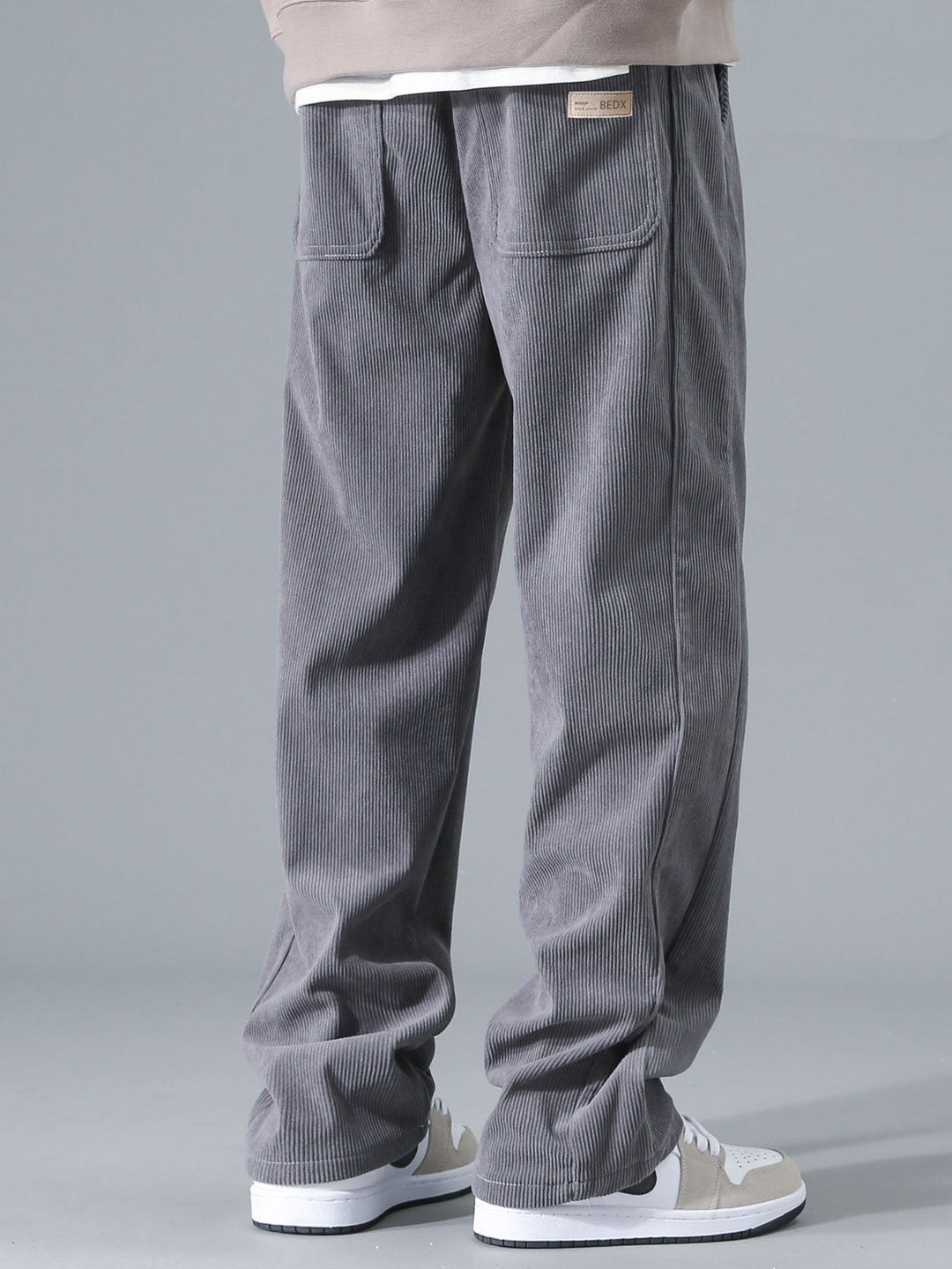 Straight Leg Corduroy Pants