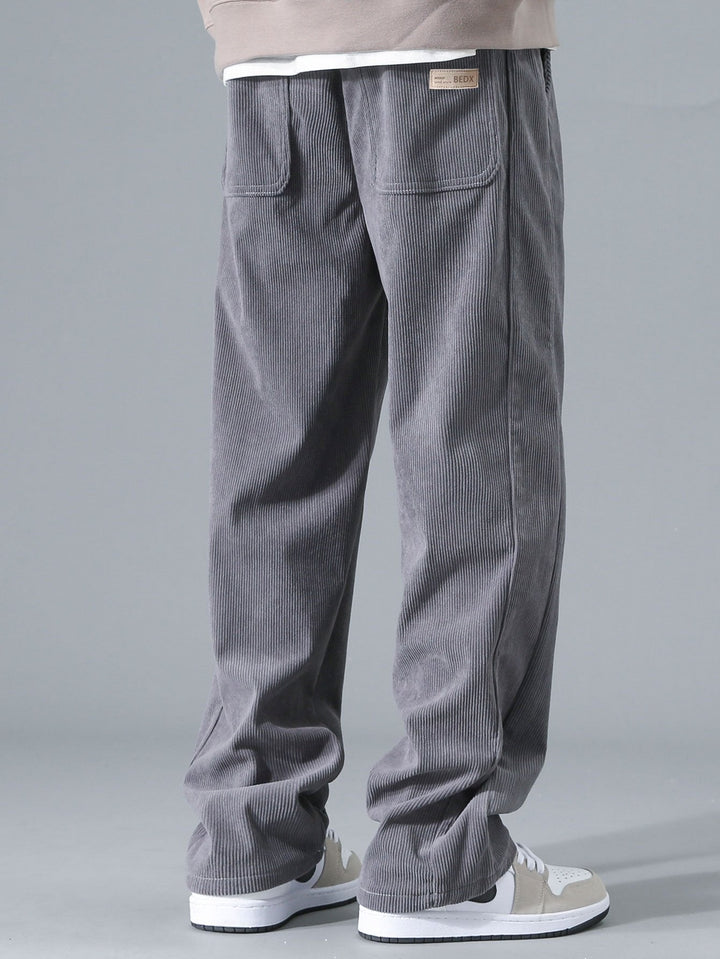 Straight Leg Corduroy Pants