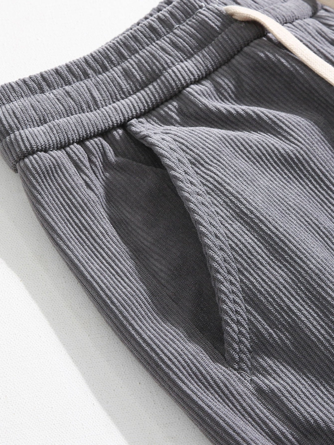 Straight Leg Corduroy Pants