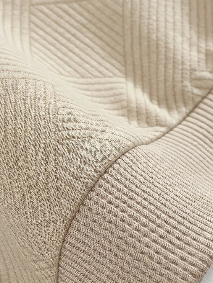 Elite™ - Vintage Geometric Design Sweater With Zipper