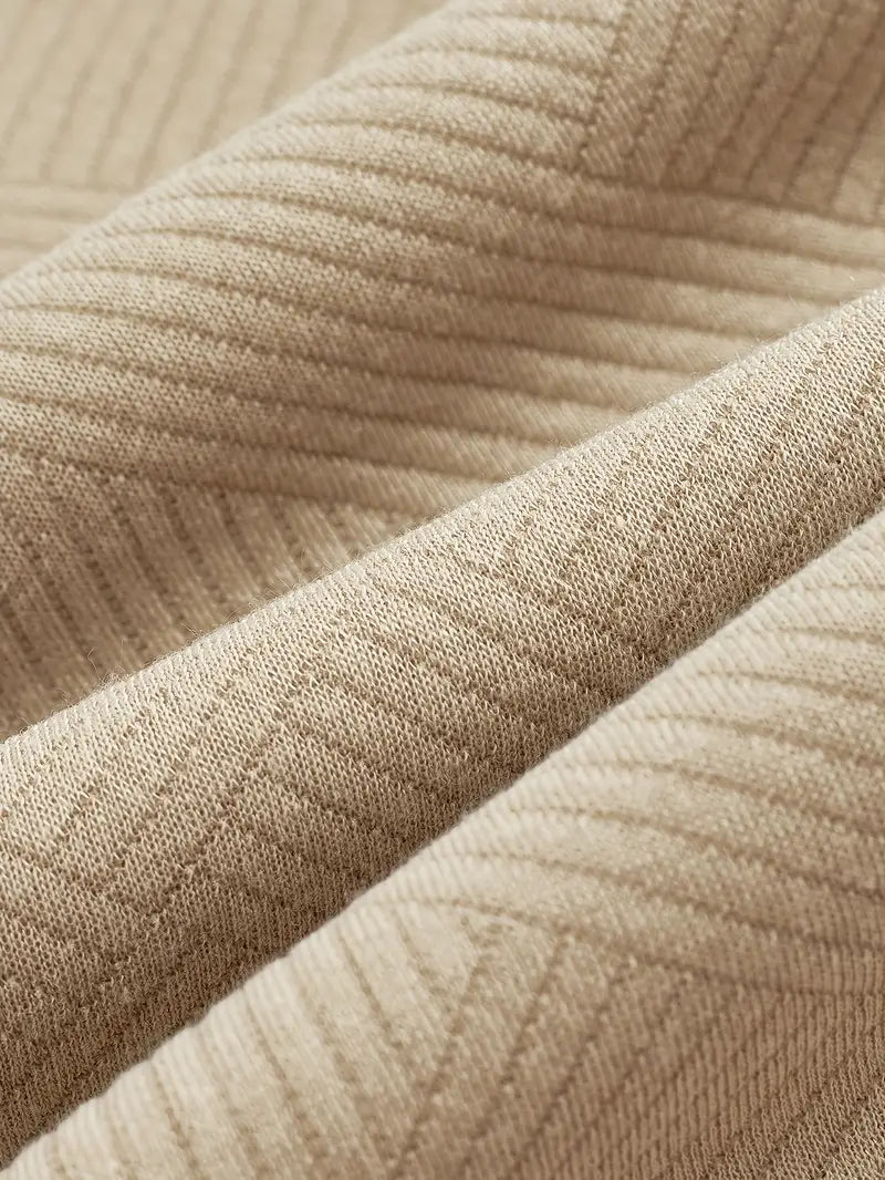Elite™ - Vintage Geometric Design Sweater With Zipper