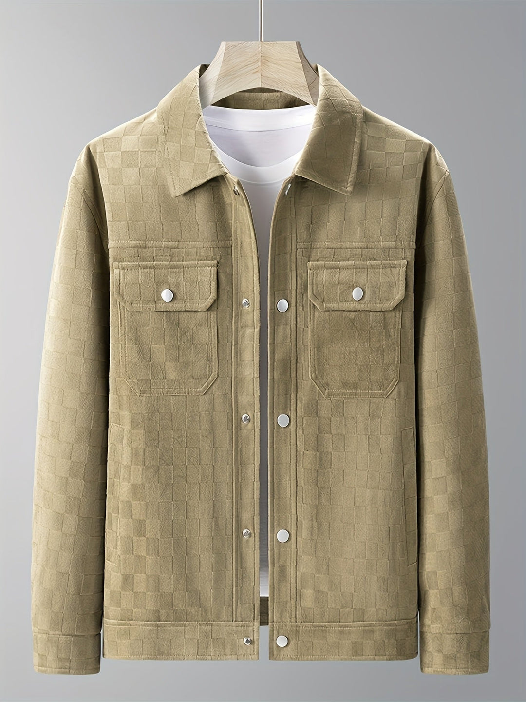 Taylor Checkered Suede Jacket