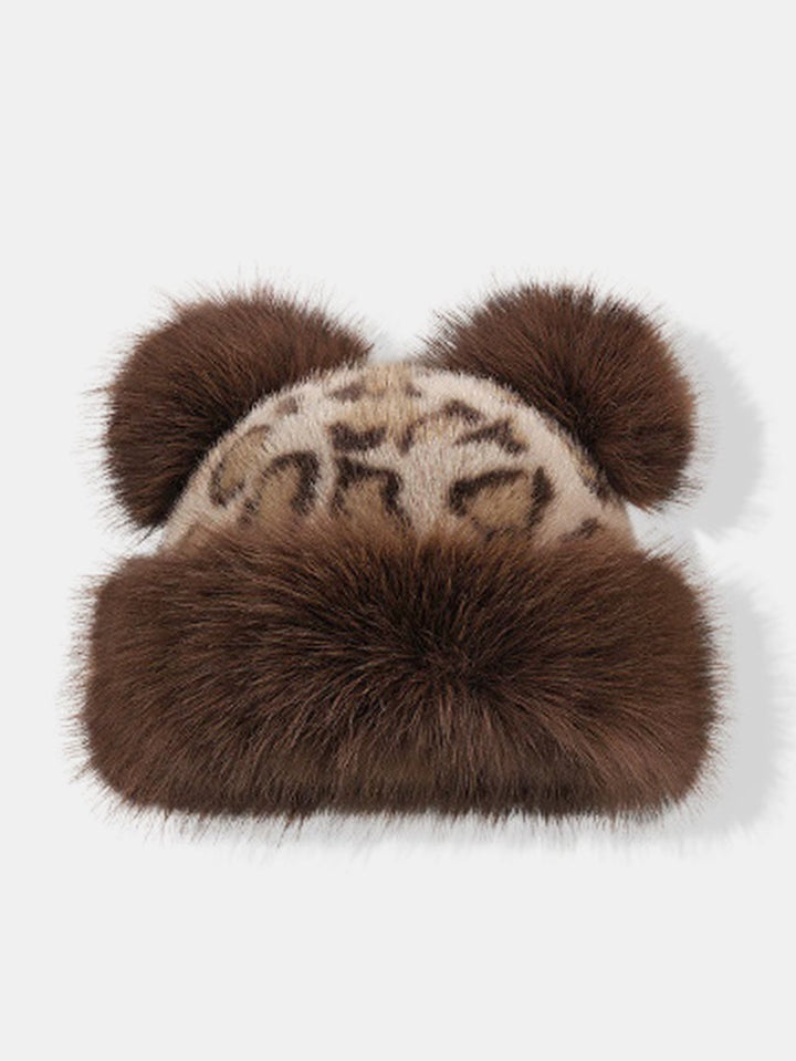 Faux Fur Thickened Warm Ear-covering Beanie Hat