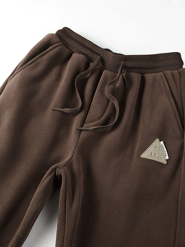 Fleece-Lined Zip Up Hoodie & Jogger Pants