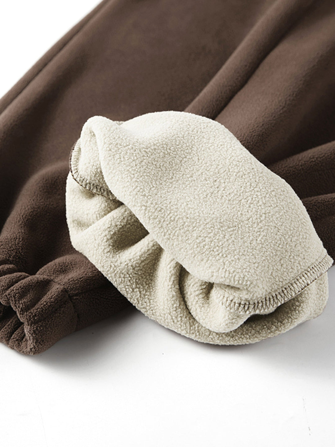 Fleece-Lined Zip Up Hoodie & Jogger Pants