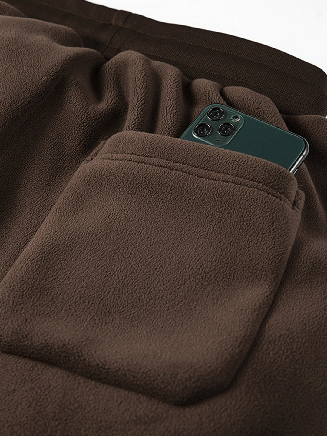 Fleece-Lined Zip Up Hoodie & Jogger Pants