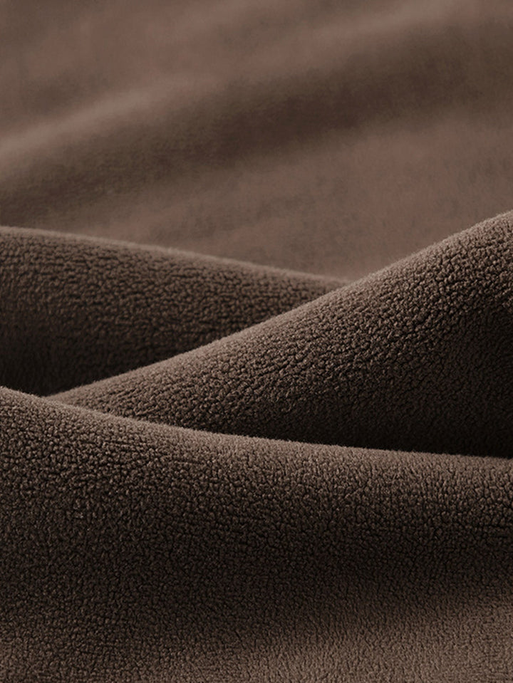 Fleece-Lined Zip Up Hoodie & Jogger Pants