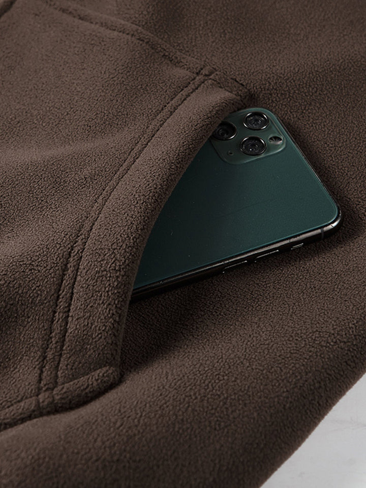 Fleece-Lined Zip Up Hoodie & Jogger Pants